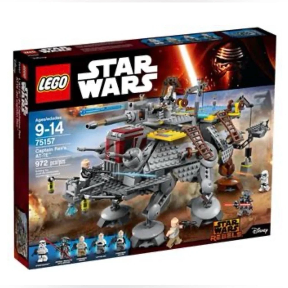 Lego Star Wars rebels captain Rex’s AT-TE set 75157 new in sealed box 972 pieces